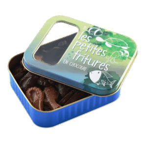 boite fritures assorties chocolat et chocolat lait 130g