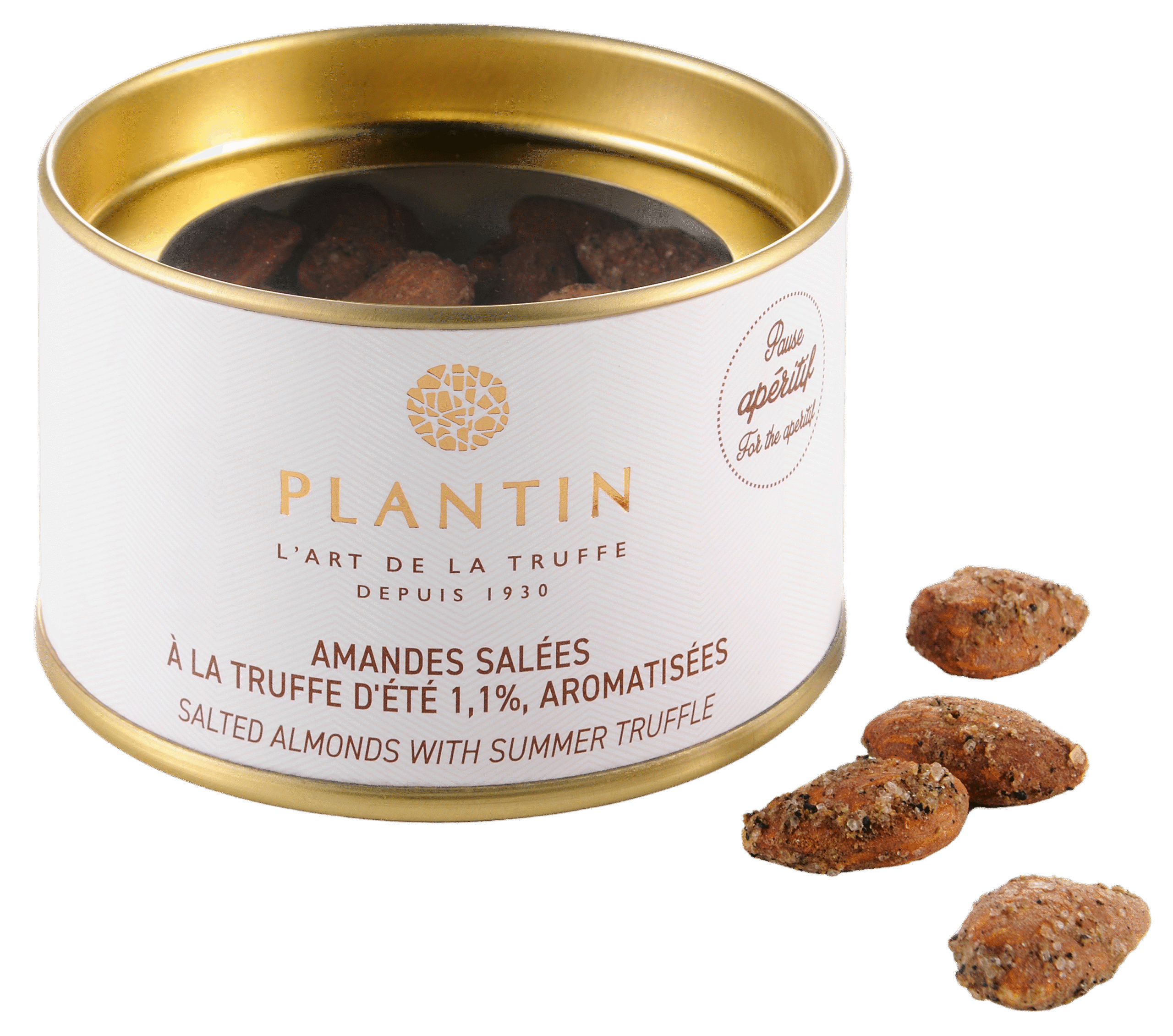 Amandes salées à la truffe d'été 1,1%, aromatisées 80 g