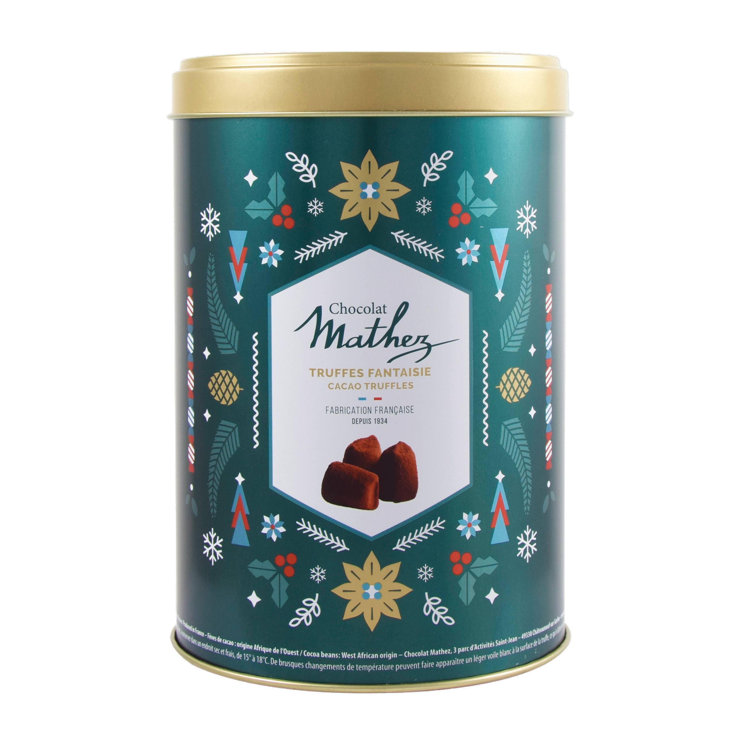 Boite Christmas 500g - truffe nature