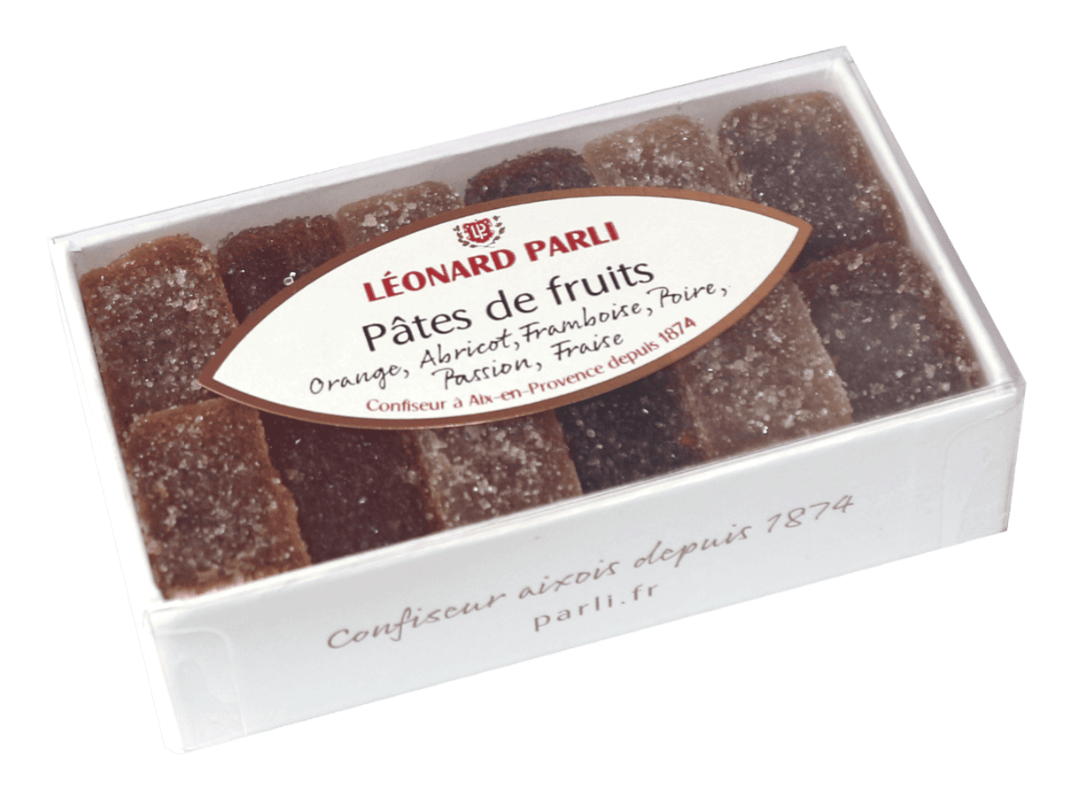 Boîte Nomi Pâte de fruits assorties - 130g - 12 pcs