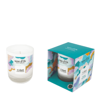 Bougie parfumée coton thé blanc Udani 180g