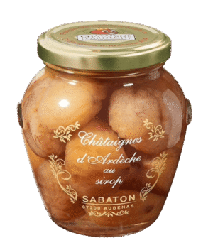 Châtaignes au sirop - 380g