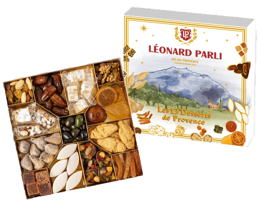 Coffret des 13 desserts de Provence - 800g - 260 x 260mm