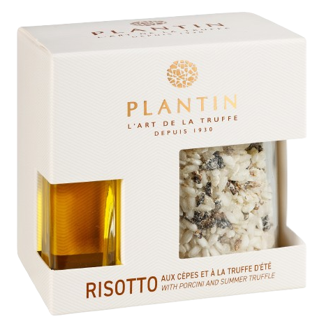 Coffret risotto aux cèpes et à la truffe d'été 200 g + 20 ml