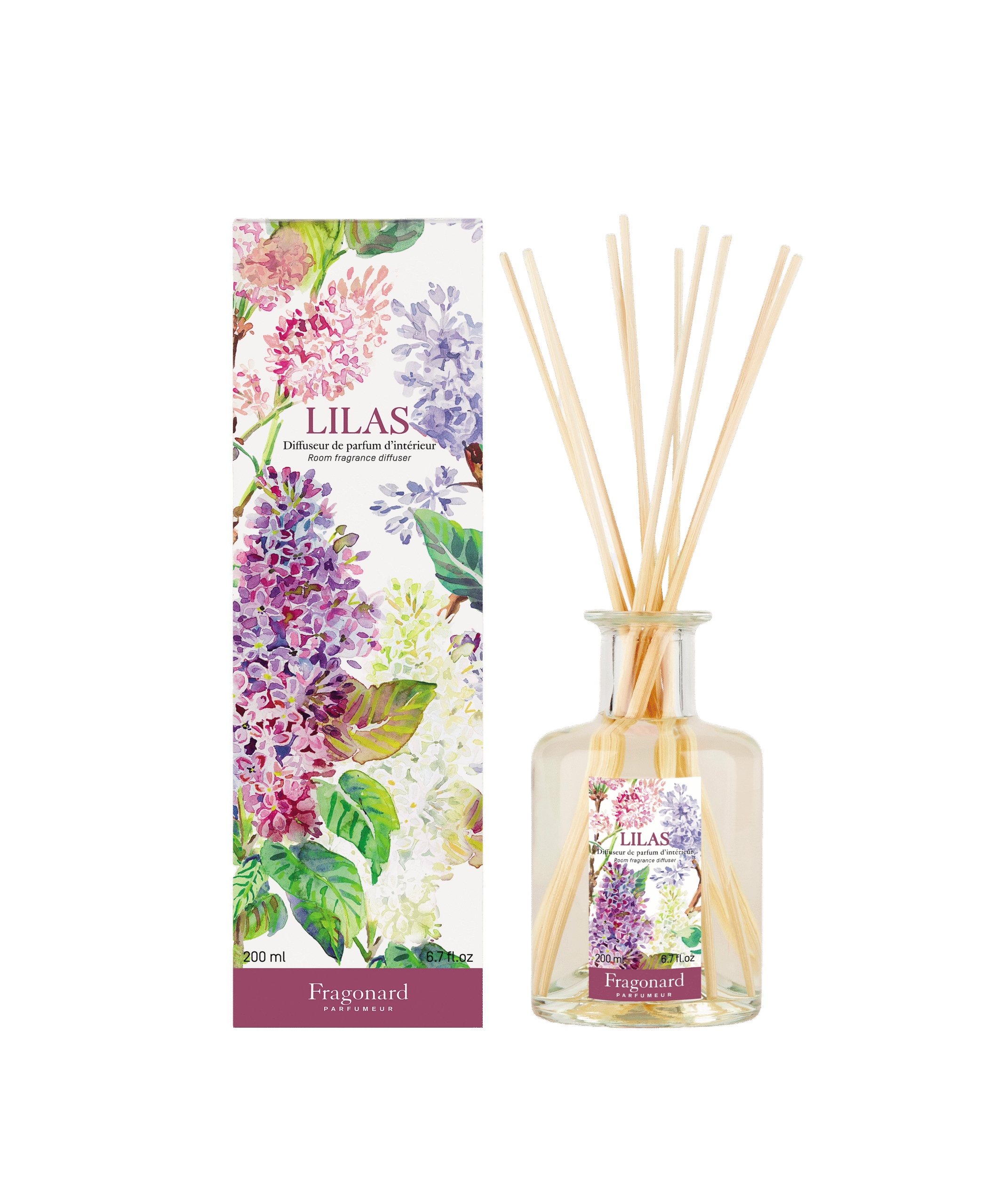 Diffuseur Lilas + 10 bâtonnets