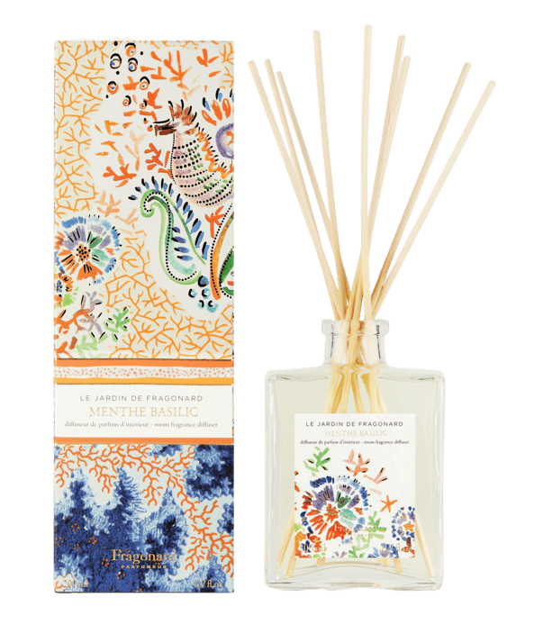Diffuseur Menthe Basilic + 10 bâtonnets