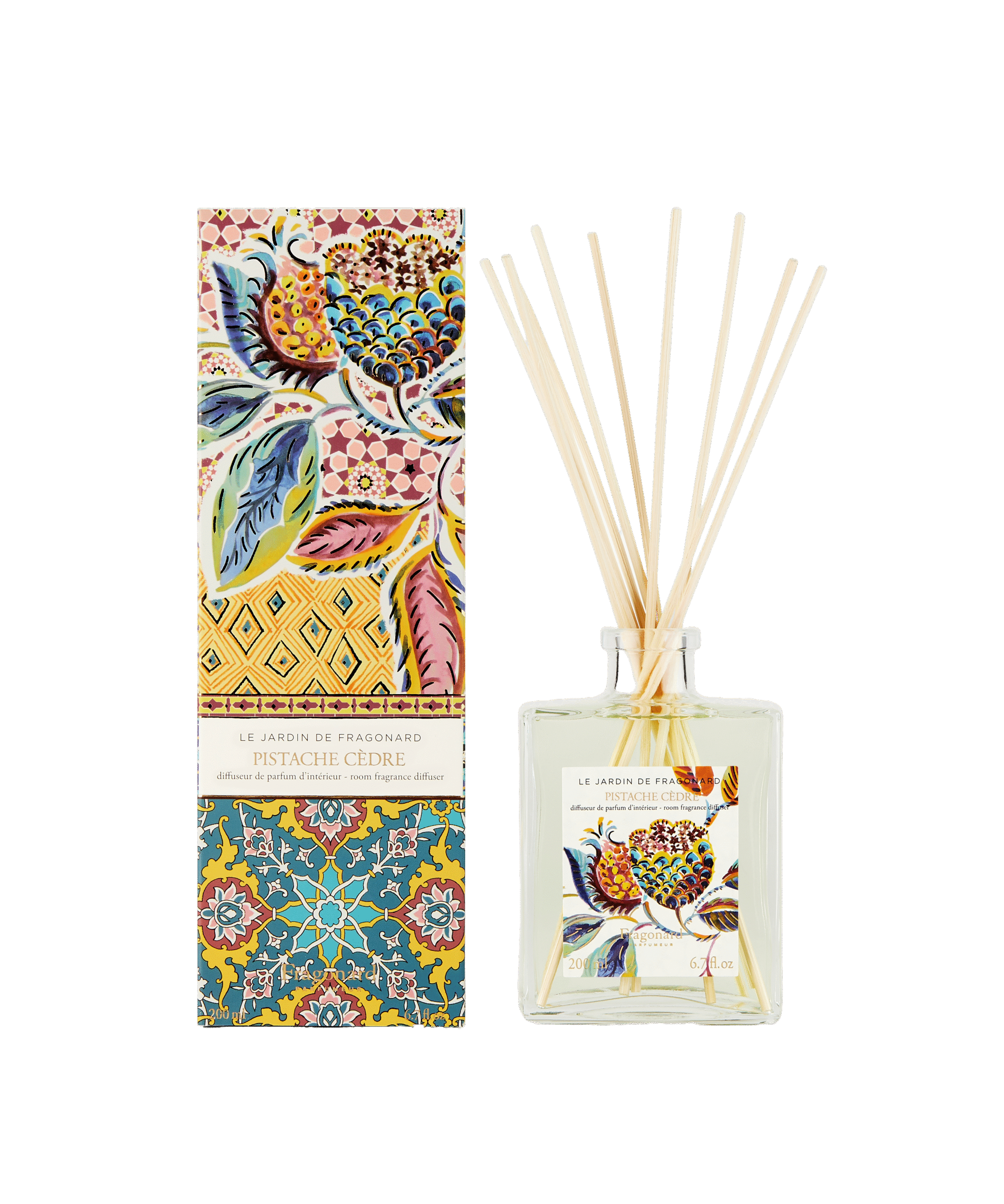 Diffuseur Pistache Cèdre + 10 bâtonnets