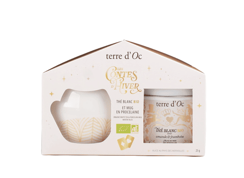 Duo thé blanc amandine 15g et mug 400ml 