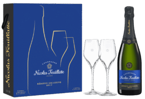 Nicolas Feuillatte Coffret Réserve Exclusive Brut + 2 flûtes