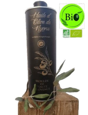 Huile d'olive AOP Nyons bio bidon fer