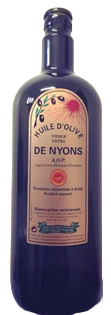 Huile d'olive AOP Nyons bouteille verre 75cl