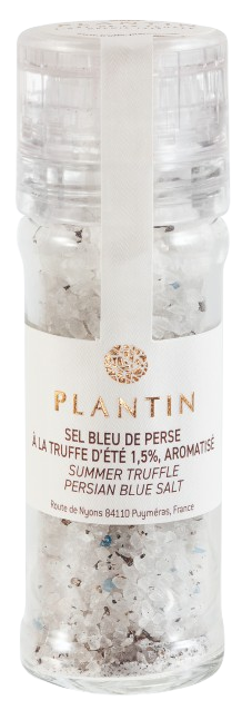 Moulin de sel bleu de Perse à la truffe d'été 1,5%, aromatisé  100 g