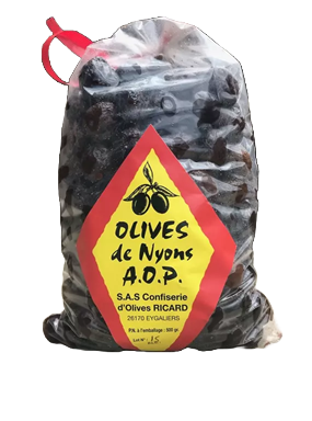 Olives Noires AOP Nyons calibre 14 500g