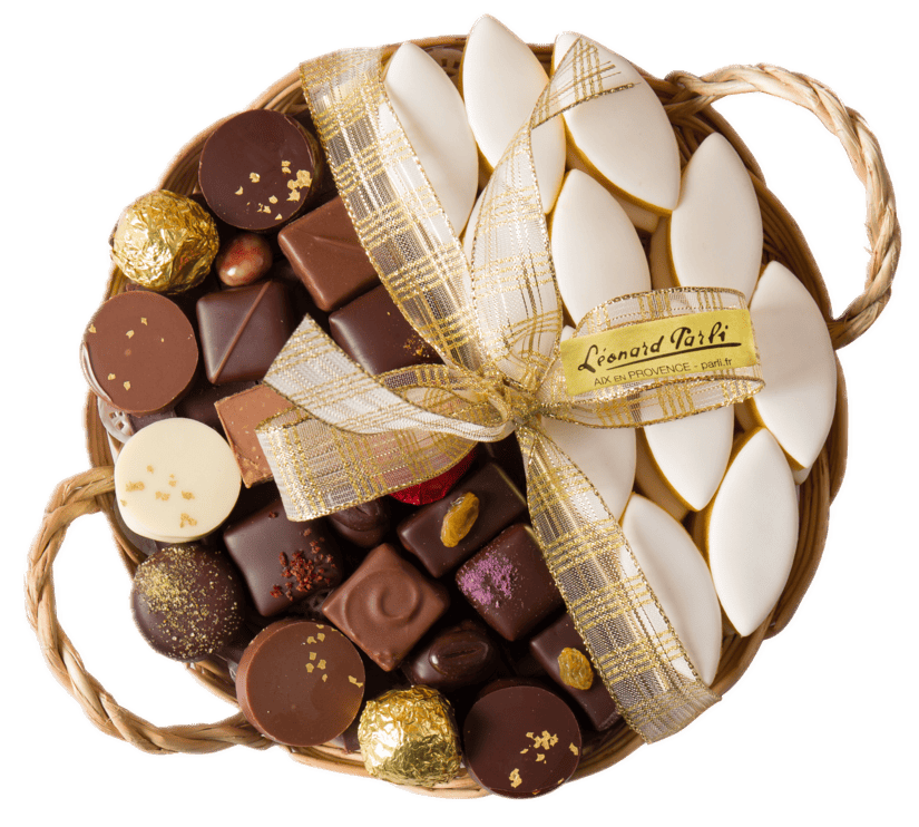 Plateau Calissons & Chocolats - 500g - Ø 20cm