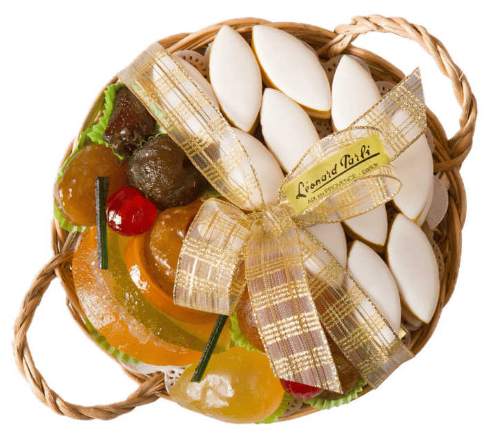 Plateau Calissons & Fruits Confits assortis - 600g - Ø 20cm