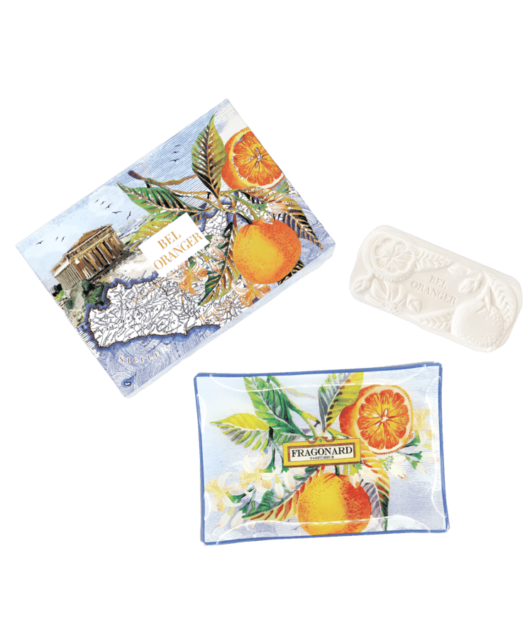 Savon 150 g+ porte savon Bel Oranger