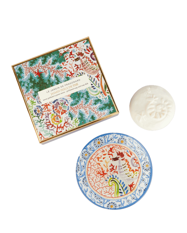 Savon 150 g + porte savon Jasmin Perle de Thé