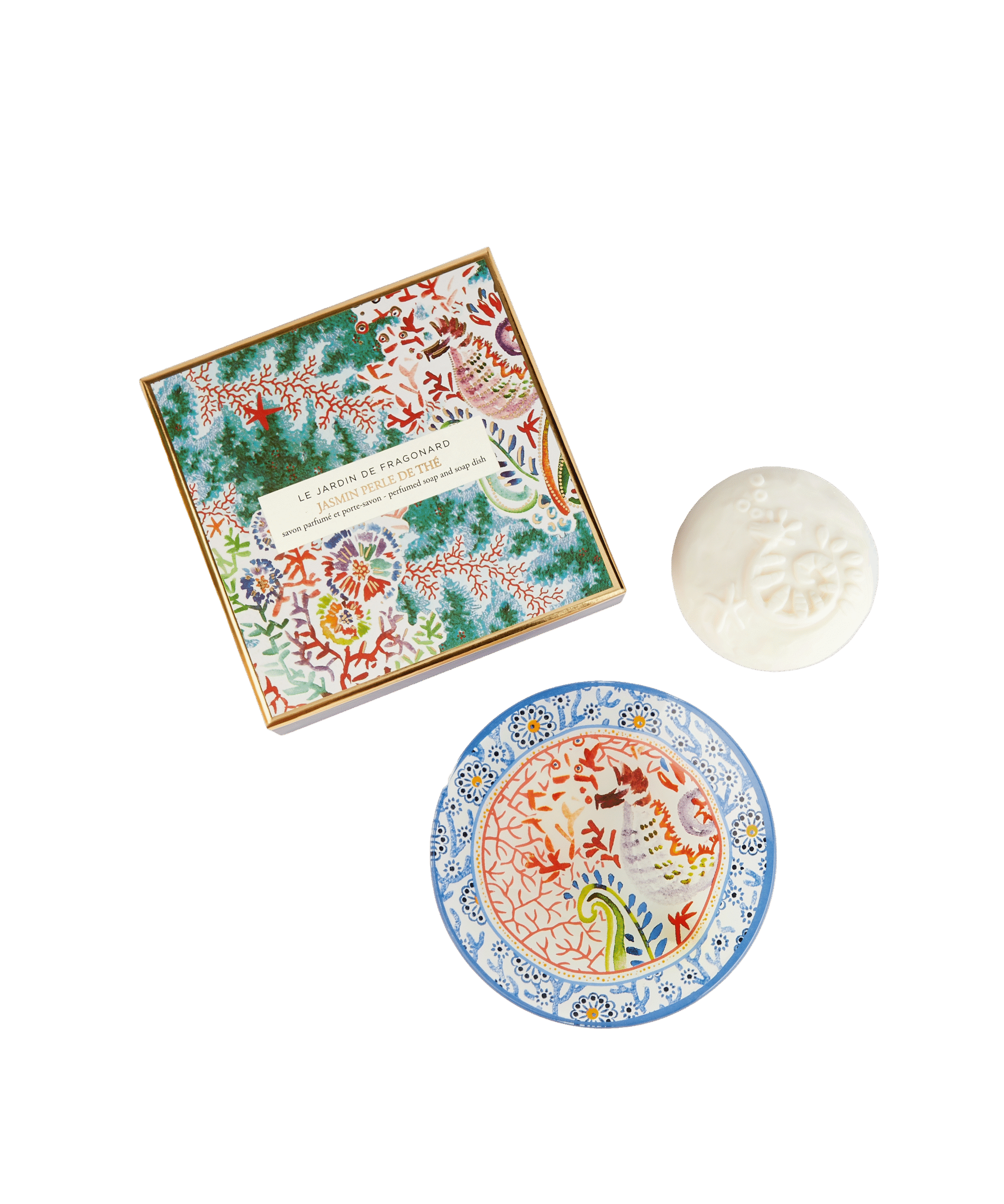 Savon 150 g + porte savon Jasmin Perle de Thé