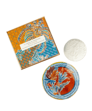 Savon 150 g + porte savon Rose Lavande