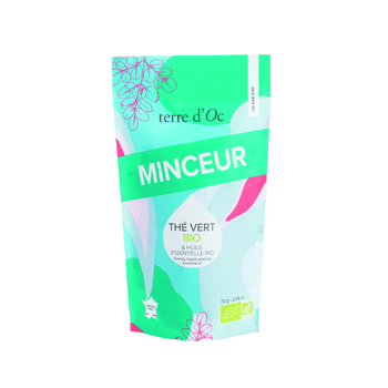 Thé aux huiles essentielles bio - Minceur - 70g