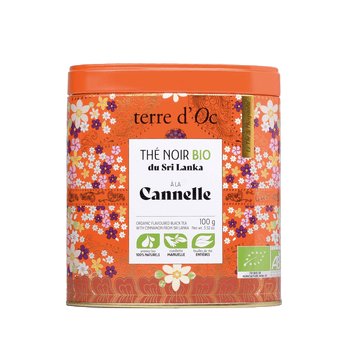 Thé noir Sri-Lanka à la cannelle bio - 100g
