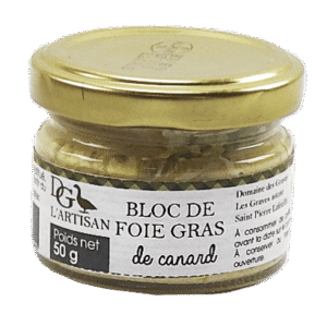 Bloc de foie gras de canard