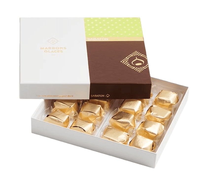 Marrons glacés - Boite confiseur