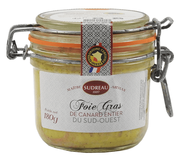 Foie gras de canard entier du sud-ouest bocal