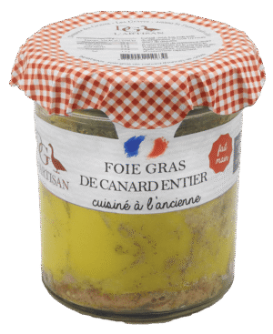 Foie gras de canard entier en conserve cuisiné à l'ancienne - 240 g