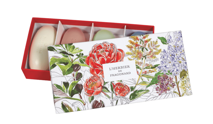 Coffret savons galets Fleuris