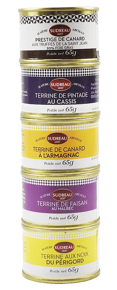 Lot de 5 terrines -  5x65 g